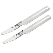 Uxcell Staple Remover Tools, Flat Staplers Puller Stainless Steel Office Home Silver 2 Pack