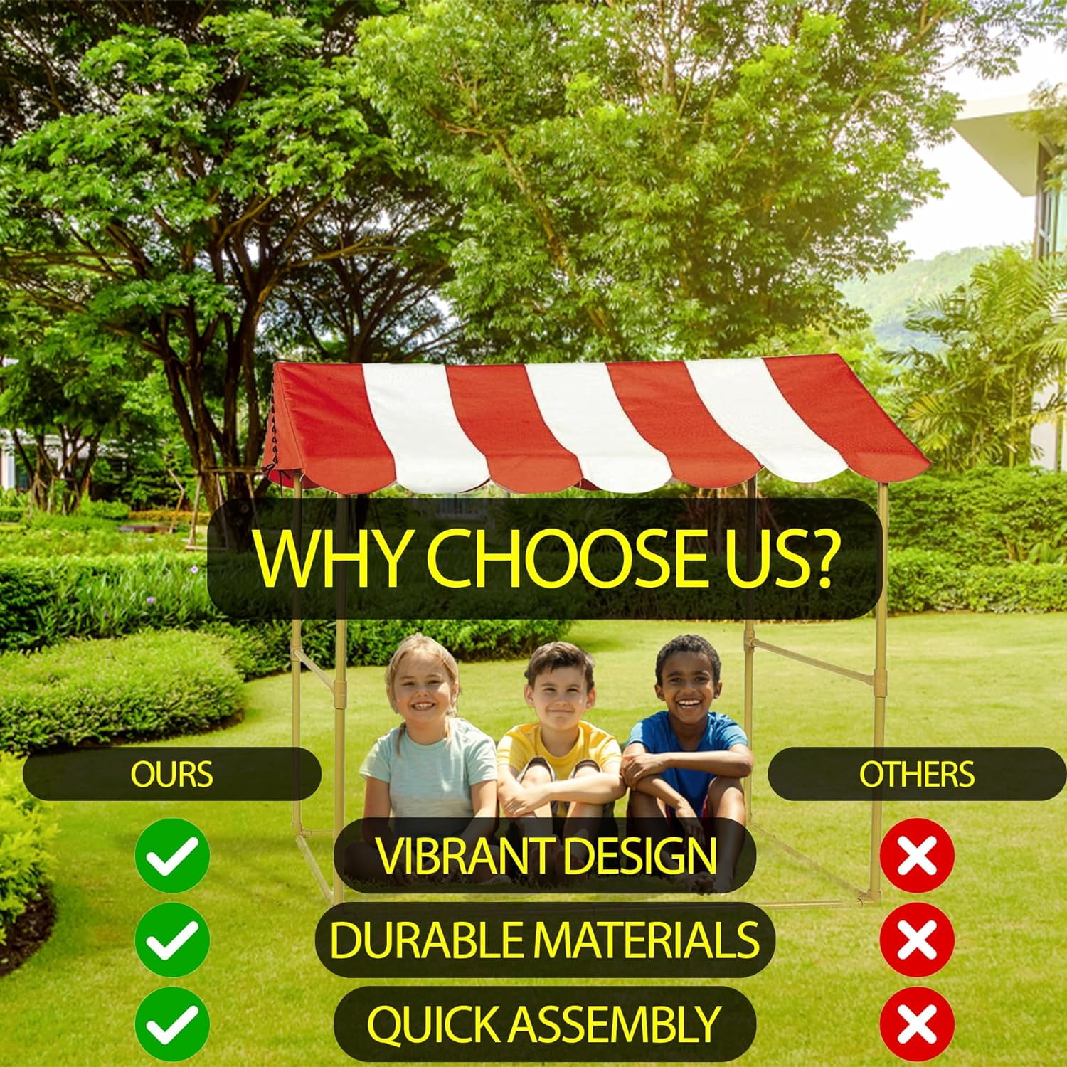 Big top top tabletop tent