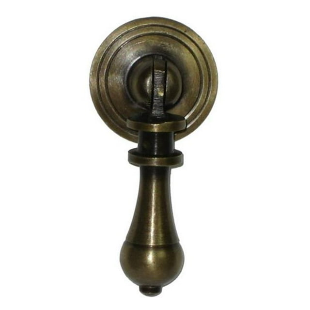 Gado Gado Hardware HTP1014 Teardrop Pull with Rosette Backplate- Small