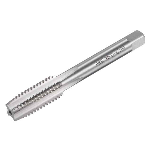 Unique Bargains 1/2'-13 UNC 2B 4 Straight Flutes Machine Thread Tap M42 High Speed Steel