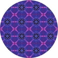 thumbnail image 1 of Ahgly Company Machine Washable Indoor Square Transitional Bright Purple Area Rugs, 3' Square, 1 of 7