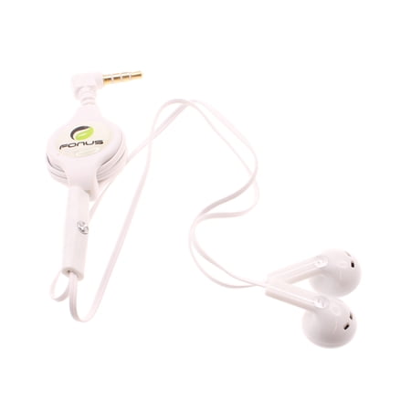 Headphones Retractable Earphones for OnePlus Nord N200 5G Phone - Hands-free Headset Handsfree Earbuds Earpieces Microphone Z3O price history on PriceWatchPro