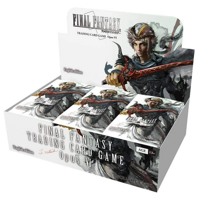 Juego de cartas coleccionables Final Fantasy Opus VI Booster Display