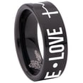thumbnail image 6 of Faith Hope Love Tungsten Carbide Ring, 6 of 9