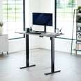 thumbnail image 3 of VIVO Gray 55 x 28 inch Universal Table Top for Sit to Stand Desk Frames, 3 of 8