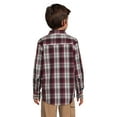 thumbnail image 2 of Wrangler Boys Long Sleeve Button-Up Shirt and Short Sleeve Graphic T-Shirt, 2-Pack, Sizes 4-18 & Husky, 2 of 5