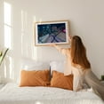 thumbnail image 3 of Boston Night Cityscape with Light Trails - Boston Massachusetts Photography City Skyline Neon Sign Nightlife Street Photography Modern Art Architecture Unframed Wall Art Print 32 x 48 inches, 3 of 7