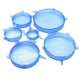 thumbnail image 5 of 6pcs / Set Tapas De Estiramiento Reutilizables De Silicona Tapas De Sello De Envoltura Azul SM SunniMix Tapas elásticas de silicona, 5 of 8