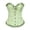 Light Green, variant on Women's Halloween Victorian Floral Lace Bustier Overbust Corset tops for women Plus Size