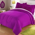 your zone long fur bedding comforter set