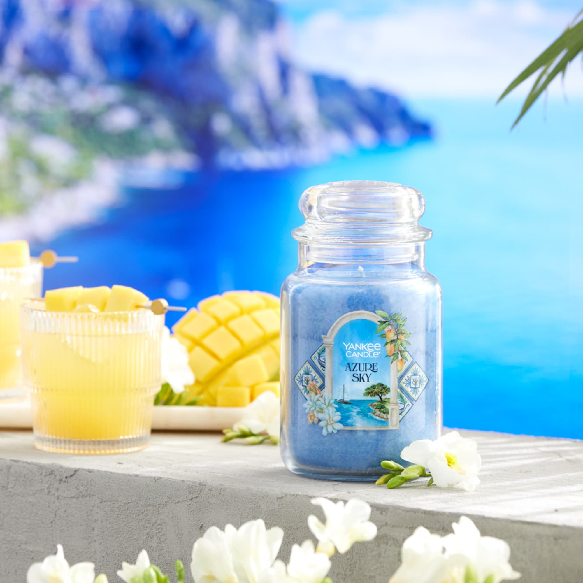 Yankee Candle Azure Sky, 22 oz Original Large Jar Candle