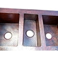 thumbnail image 3 of Triple Bowl Hammered Copper Kitchen Sink, 3 of 3