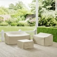 thumbnail image 5 of Crosley 3 Piece Patio Sofa Cover Set in Tan, 5 of 5