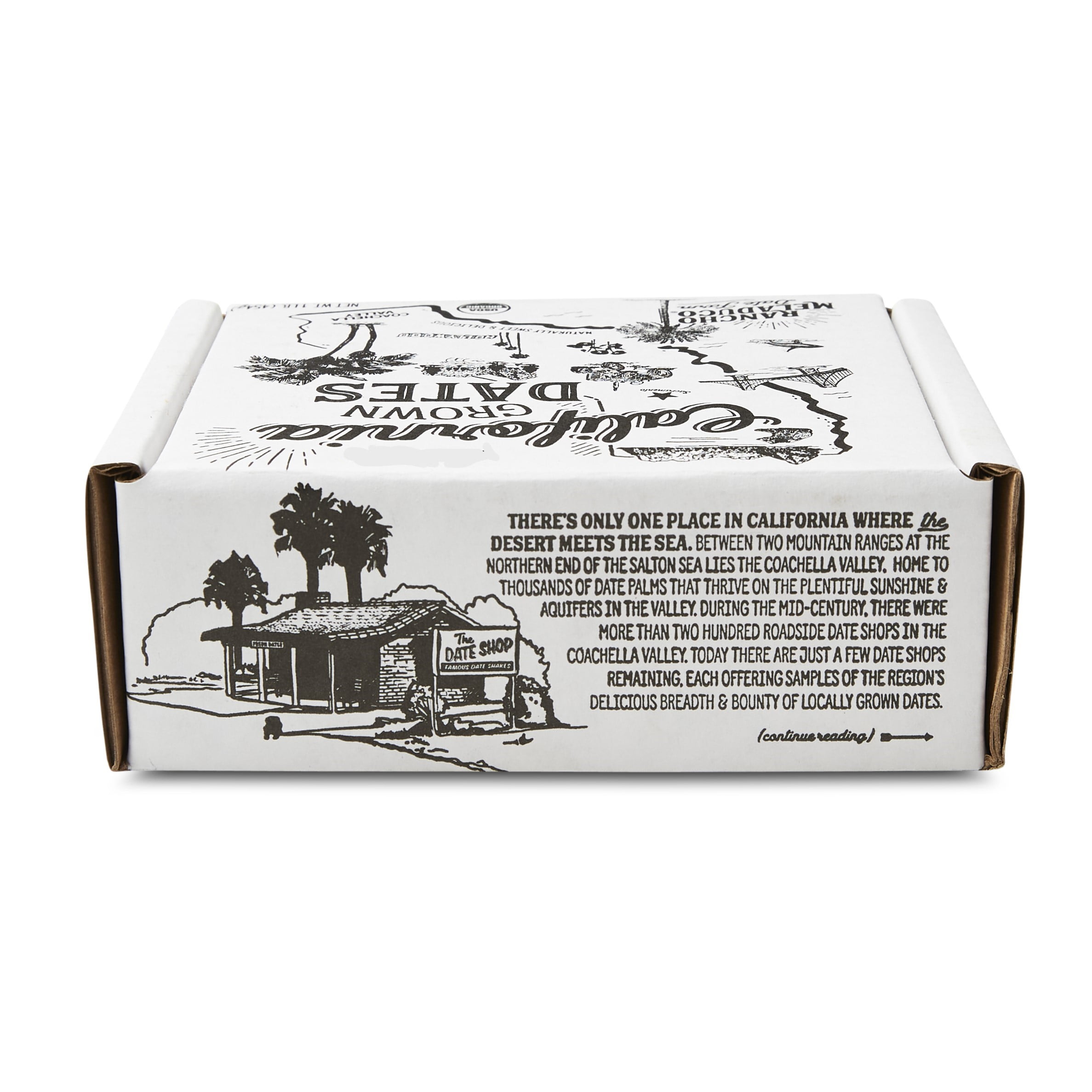 Rancho Meladuco California-Grown Medjool Dates, Whole Fresh Un-Pitted, 1 lb. Box Dates
