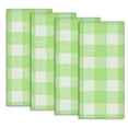 thumbnail image 1 of Fabstyles Country Check Cotton Set of 4 Kitchen Towel, 1 of 4