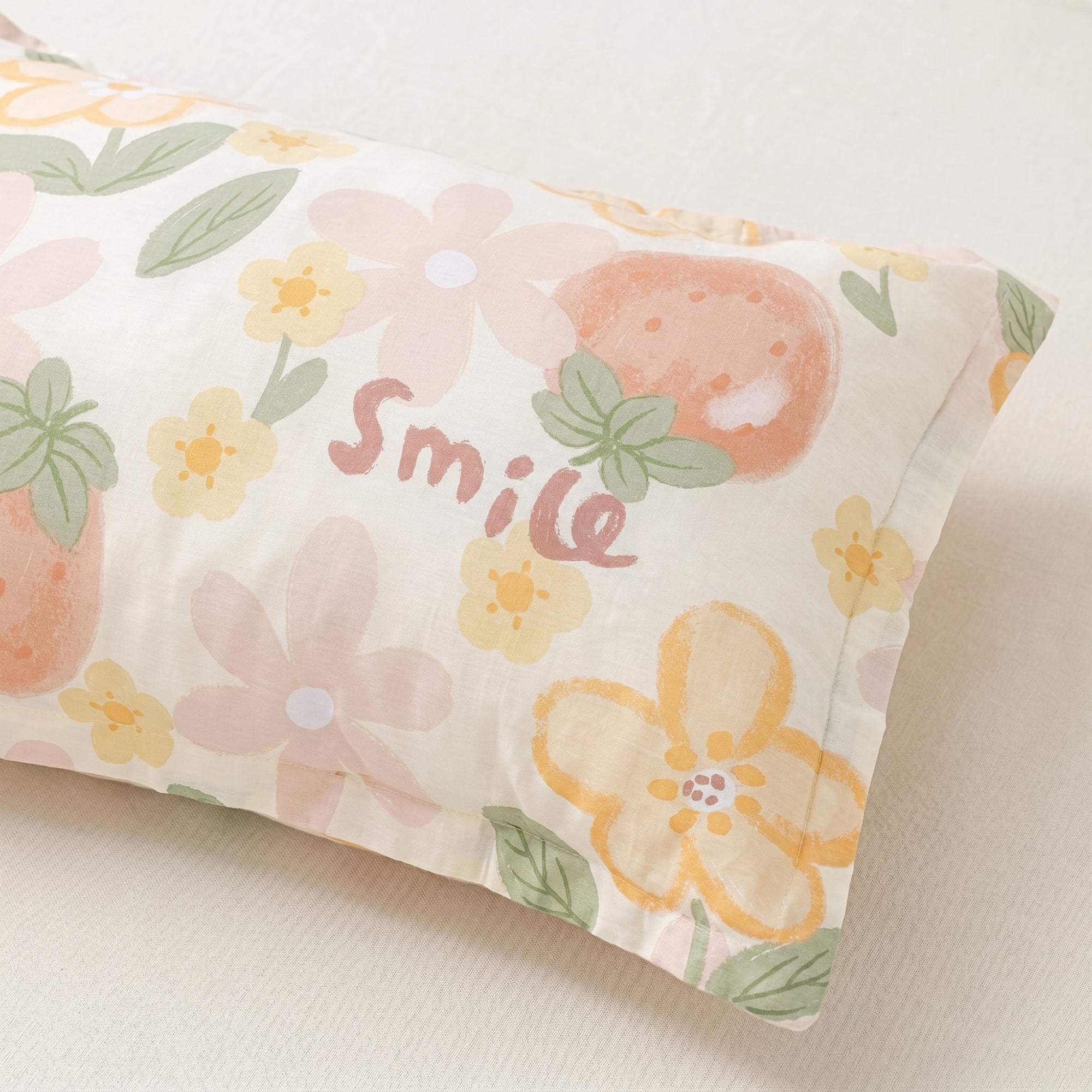 Unique Bargains 2 Pack Cotton Pillowcase Smooth Envelope Closure Wrinkle Resistant Queen Color B