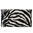 thumbnail image 2 of Synthetic Leather Zebra Print Envelope Clutch, 2 of 8