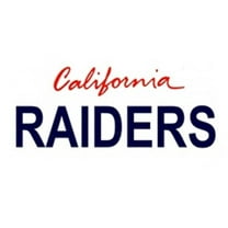 California State Background License Plates- Raiders