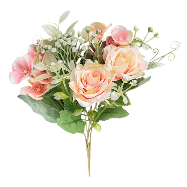 Birdeem Rose Imitation Flower Home Decoration Wedding Handheld Flower Wall Artificial Flower