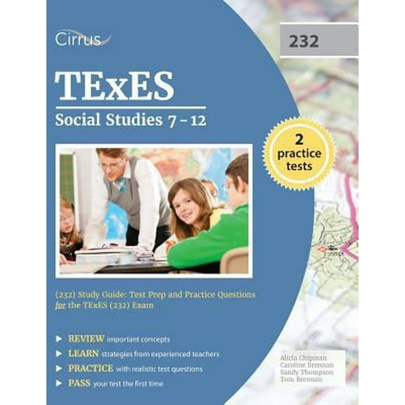 Pre-Owned TExES Social Studies 7-12 (232) Study Guide: Test Prep and Practice Questions for the TExES (232) Exam (Paperback) 1941759742 9781941759745