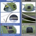 thumbnail image 3 of Tiendas de campaña emergentes para acampar Tiendas de campaña militares emergentes impermeables para 4 personas Tiendas de campaña emergentes militares Tienda de campaña para acampar Tiendas de campañ, 3 of 5