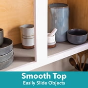 Smooth Top EasyLiner Shelf Liner, Grey Damask 12 x 10 Roll