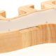thumbnail image 5 of Alcancía de madera con forma de cerdito, contenedor para guardar dinero en efectivo, caja para ahorrar monedas, escultura decorativa León, 5 of 7