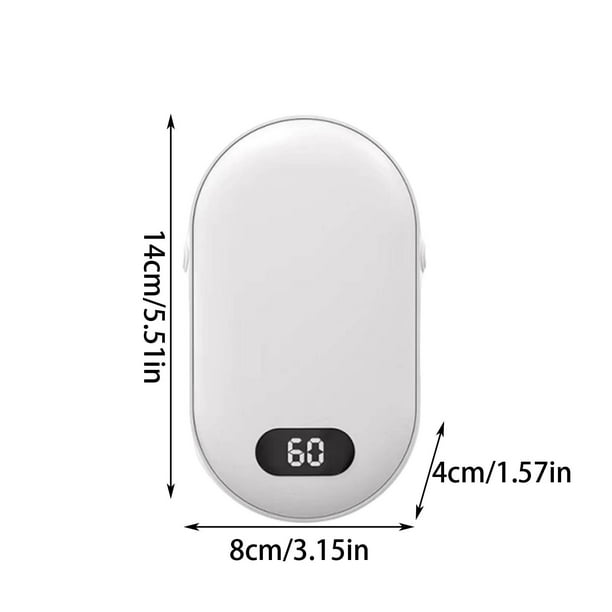 Herramientas y mejoras para el hogar Calentadores de manos Calentador de manos recargable de doble cara de 5200 mAh con banco de energía Calentador de bolsillo de 20 horas de calor Calentador de manos