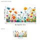 thumbnail image 3 of Pegatinas florales para ventanas: Calcomanías coloridas de primavera para vidrio, protección de doble cara contra colisiones con pájaros, adhesivos reutilizables sin pegamento para ventanas d, 3 of 6