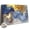 Color B, variant on Extra Large Canvas Wall Art Featuring a 2D Flat Design with a Wooden Frame, This Abstract Print Depicts Auspicious Clouds And a Stunning View of The Sky, Designed in a Modern Style.