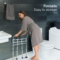 thumbnail image 5 of GreenChief Stand Alone Toilet Safety Rail with Free Grab Bar - Heavy Duty Toilet Safety Frame for Elderly, Handicap and Disabled - Adjustable Freestanding Toilet Handrails Helper, Fit Any Toilet, 5 of 7