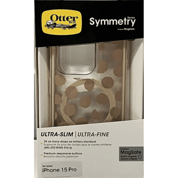 OtterBox Apple iPhone 15 Pro Symmetry Series Case with MagSafe-Dotting Around