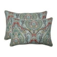 thumbnail image 2 of Pillow Perfect  Outdoor / Indoor Pretty Witty Reef Blue Over-sized Rectangular Throw Pillow (Set of 2), 2 of 2
