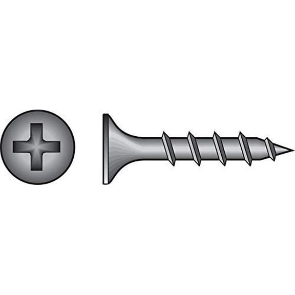 Hillman 77087 No. 6 x 1.25 in. Phillips Drywall Screws Pack of 100