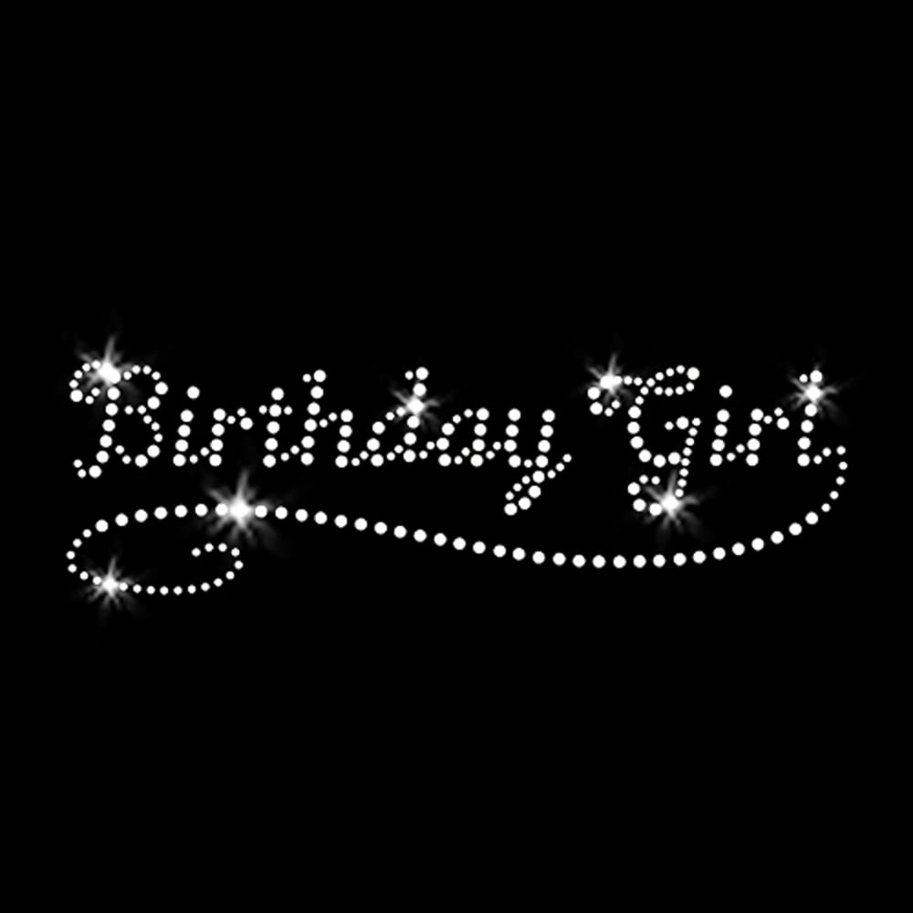 Birthday Girl Iron On Transfert Avec Gratuit De Protection Portefeuille & Instructions 