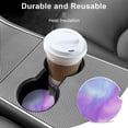 thumbnail image 5 of Car Coasters 2 PCS Stone Cup Holder Sweet Pastel Color Absorbent Ceramic Car Cup Coasters Universal Vehicle Non-Slip Car Cup Holder Coaster, 5 of 6