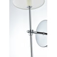 thumbnail image 3 of Mel 1 light Brass and White shade wall sconce, 3 of 7