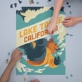thumbnail image 3 of Lake Tahoe, California, Animal Activities Series, Bear Boarder Lantern Press Artwork (1000 Piece Puzzle, Size 19x27, Challenging Jigsaw Puzzle for Adults and Family, Made in USA), 3 of 4