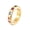 Gold 5mm, variant on Colorful Rings for Women Multi Stone Band Cubic Zirconia Stone Stainless Steel Mixed Gypsy Boho Rainbow Statement Vintage Personalized Gift Jewelry Silver 5mm 9
