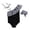Black, variant on Lixiuxyad Girls One Shoulder Stripe Print Swimsuit Toddler Triangle Bikini Bathing For Baby Child Swimming Pool Beach,One-Piece Swimwear Sizes 3-4 Years Black