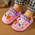thumbnail image 4 of Dakaela 6M-6Y Toddler Garden Clogs Boys Girls Slip on Water Shoes Summer Lightweight Outdoor Baby Cute Slides Sandals for Beach Pool Pink, 4 of 6