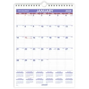 AT-A-GLANCE 2024 Monthly Wall Calendar Small 8 x 11 - Monthly Wall Calendars