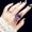 Purple, variant on Crystal Butterfly Ring Set Geometric Alloy Rings Artificial Gemstones Electroplated Finish Purple Blue Fine Gems