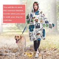 thumbnail image 4 of Blue Football Game Icons Pattern Wearable Oversized Blanket,Wearable Blanket Hoodie for Adults,Cozy Hooded Blankets with Super Pockets,Super Warm Fuzzy Pullover for Women & Men, 4 of 6