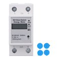 thumbnail image 1 of Smart Energy Meter, Home Electricity Meters High Low Temperature Resistant Fire Resistant 60A With Plug For Tuya, 1 of 8