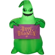 3.5ft Airblown Inflatable Oogie Boogie with Happy Halloween Banner