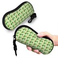 thumbnail image 5 of Zufioo dogs St Patrick's Day Print Sunglasses Case Tactical Zipper Sunglasses Carrying Case for Men Women, 5 of 6