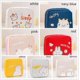 thumbnail image 2 of Bolsa de maquillaje Kawaii de viaje para mujeres y niñas, bolsa para toallas sanitarias, bolsa para servilletas, bolsas de cosméticos, monedero (amarillo), 2 of 5