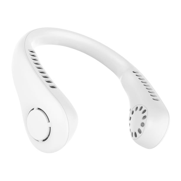 Ventilador de cuello colgante sin aspas Cómodo ventilador de banda para el cuello para el hogar al aire libre (Blanco D) Ehuebsd Libre de BPA