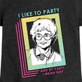 thumbnail image 3 of Golden Girls - Party Nap - Toddler And Youth Girls Short Sleeve Graphic T-Shirt, 3 of 5